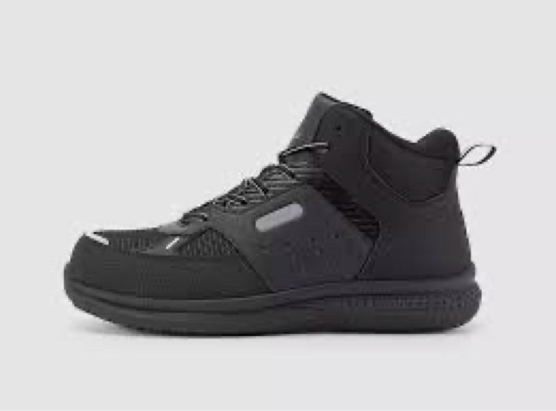 Fitville Men's Extra Wide Steel Toe Slip Resistant Safety Work Boots, Steel