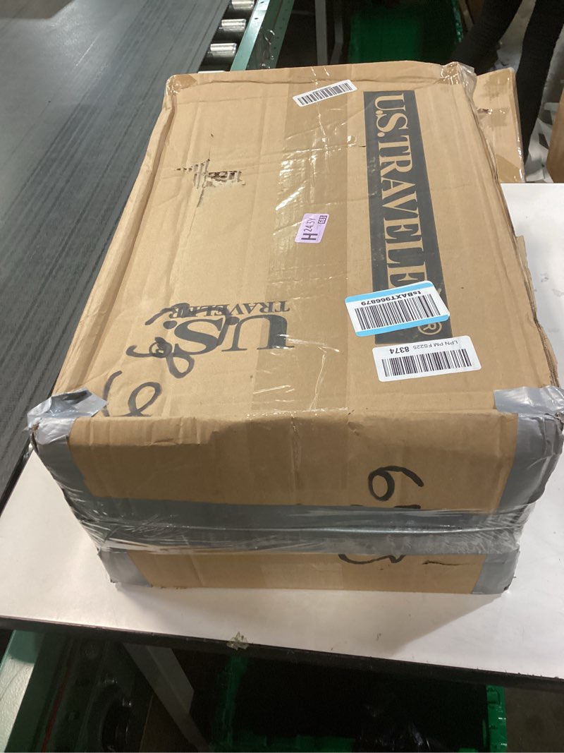 Condition photo showing New/Like New for u.s. traveler anzio softside spinner expandable luggage  burgandy  22  carry-on