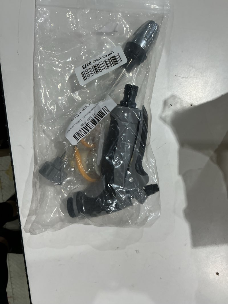 Condition photo showing Good Condition for aquoxis pressure washer – 15x more powerful than hoses, aquoxis spray nozzle, with 360° rotating for three spray modes, easy installation, universal compatibility (with foam pot + 3 metal connector)