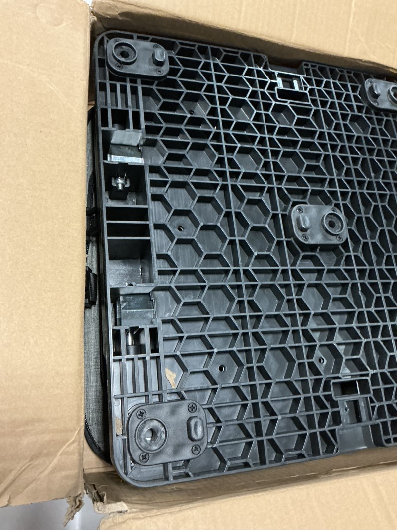 Condition photo showing As Is for Extra Large Pet Carrier Backpack with Wheels Cats Under 30 Lbs, for Dogs Puppies Rabbits Other Animals Under 25 Lbs, Great for Travel/Hiking/Outdoor Use Backpack with Wheels Grey