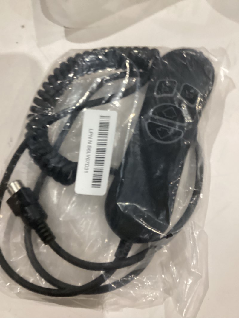 Condition photo showing As Is for Lift Chair Remote Replacement, 4-Button Dual Motor Remote for Lift Chair & Recliner Replacement Parts, LED Backlight, USB Charging Port Adapter, Recliner Hand Control, Universal 5-Pin Plug