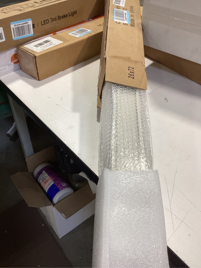 Condition photo showing New/Like New for blackout cordless roller shades blinds for windows,free-stop window shades pull down,blackout blinds for indoor windows,home,office,thermal insulated fabric, uv protection,ivory,26" w x 72" h ivory 26"w x 72"h