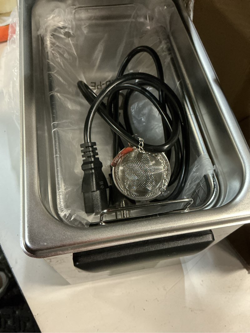 Condition photo showing New/Like New for vevor 3l ultra sonic cleaner, 120w digital ultrasonic cleaning machine with gentle mode & upgraded degassing, 40khz ultrasound cleaner machine with heater & timer for jewelry, glasses, tools retainer