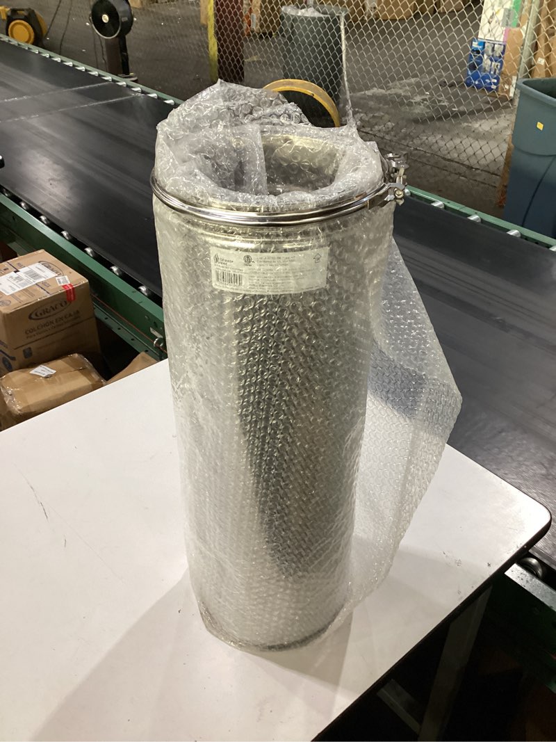 Condition photo showing New/Like New for 6" x 39" chimney pipe class-a, all-fuel, 304 stainless steel, wood stove chimney, ul103 length: 39 inches