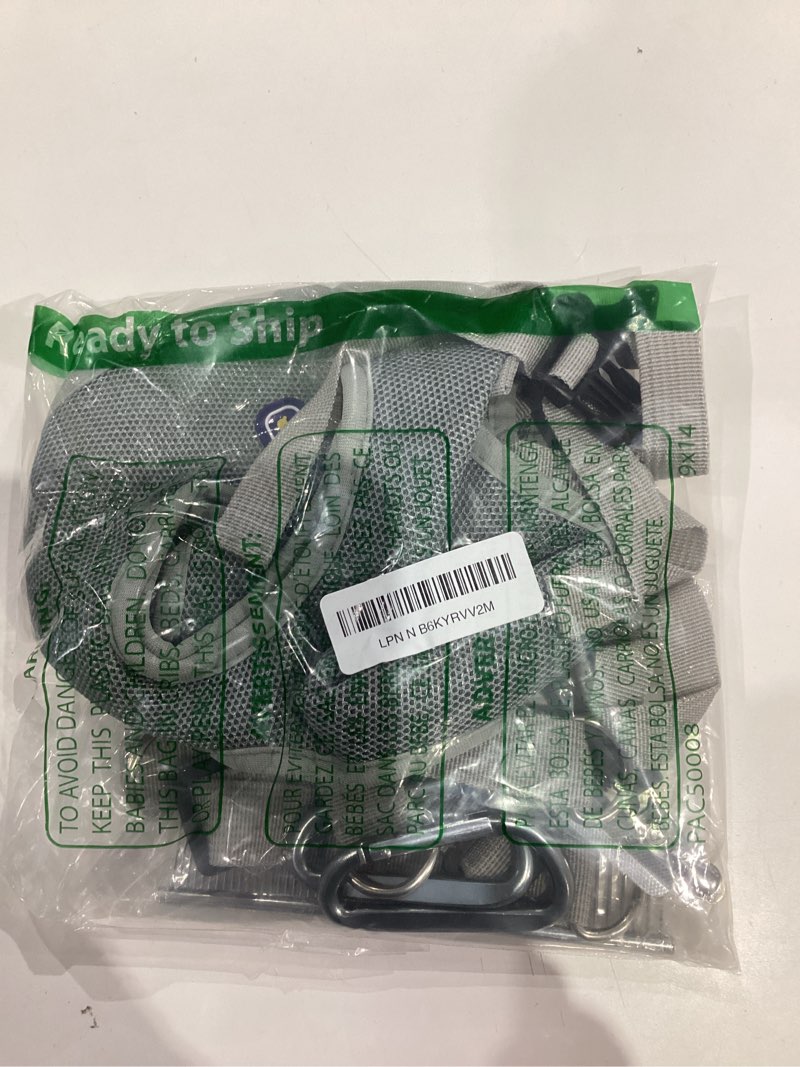 Condition photo showing Good Condition for Dog Grooming Hammock Harness for Dogs & Cats with Pet Nail Clipper Trimmer - Cat Hanger Sling for Trimming Clipping Nails- Dog Hammock Restraint Bag for Small Medium Large pet ? Grey XS? XS ( Legs Distance :3.2-9" / Max W?20lb ) Grey