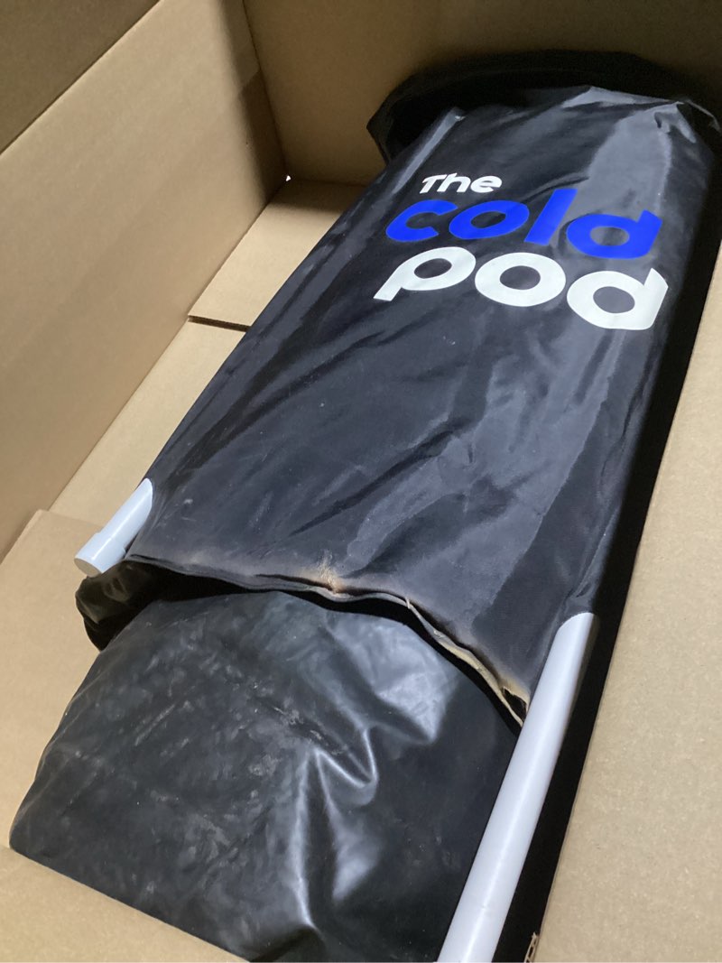 Condition photo showing As Is for The Cold Pod Insulated Cold Plunge Tub Bundle - 85 Gallons Ice Bath Tub with Thermal Cover,Chiller Compatible,Indoor & Outdoor Ice Plunge at Home for Athletes,Fitness Buff and Health Junkie