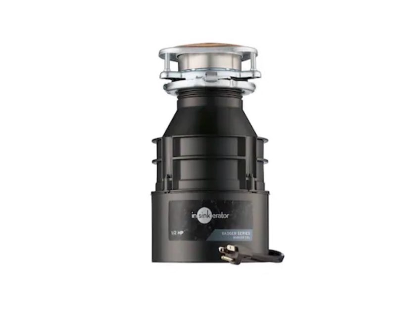 insinkerator badger 5xl continuous feed 1/2-hp septic safe corded garbage disposal