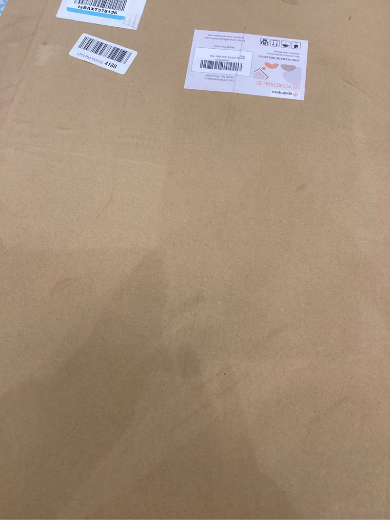 Condition photo showing New/Like New for upsimples 22x30 Picture Frame, Display Pictures 18x24 with Mat or 22 x 30 Without, Wall Hanging Poster Frames, Black, 1 Pack Black 22x30