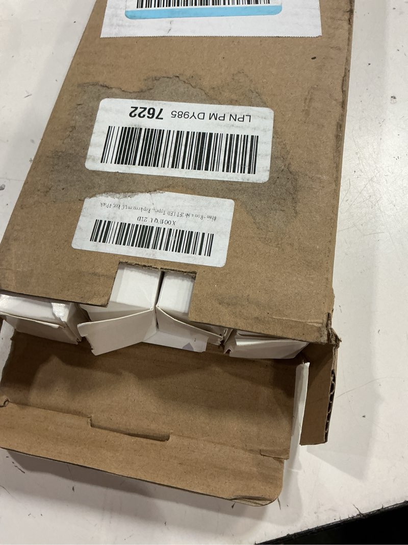 Condition photo showing New/Like New for romwish 24 inch t8 led tube light, 9w(24w equiv.), 1120lm, 5000k daylight, type a+b plug & play or ballast bypass, f17t8 fluorescent replacement, double-ended power, under cabinet light, 4 pack 2 feet 4p