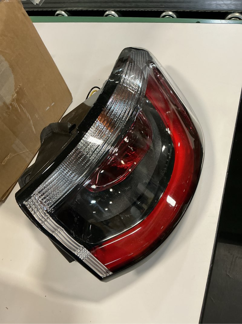 Condition photo showing Good Condition for Kojem Left Tail Light for 2017-2020 Jeep Compass Rear Taillight Brake Lamp W/ Blub Replacement for CH2804115, CH2805115, 55112838AC, 55112839AC (Driver Side)