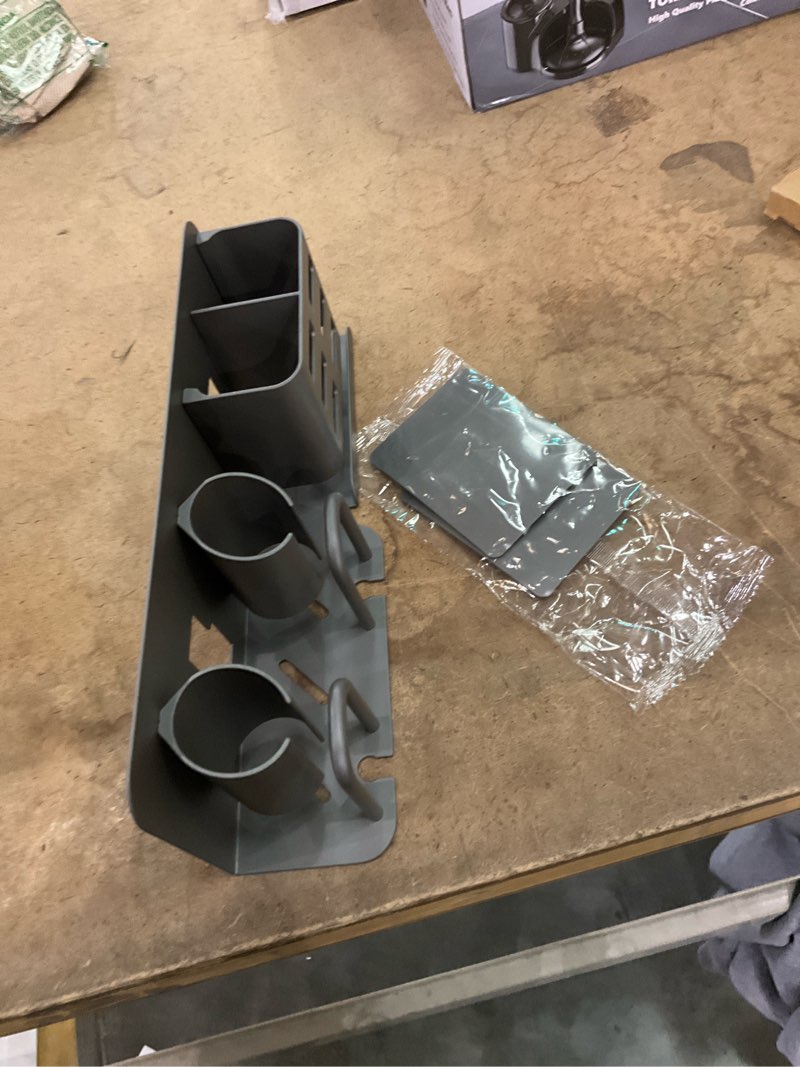 Condition photo showing Good Condition for Electric Toothbrush Holder Wall Mounted, Aluminum Bathroom Organizer with No Drill - Holds 4 Toothbrushes & Toothpaste (2 Slots)