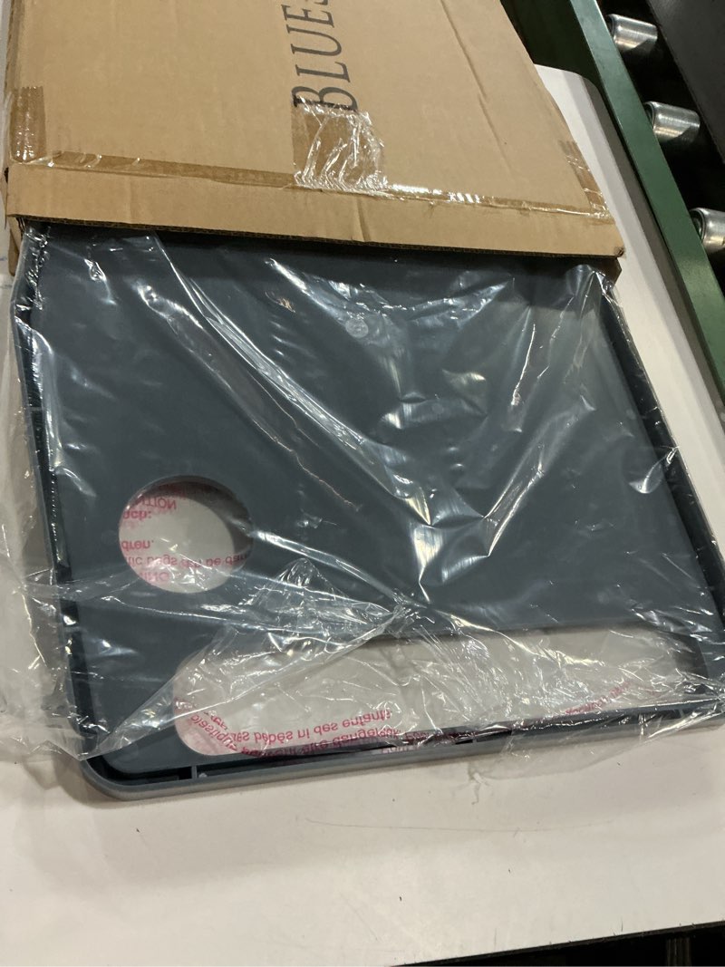 Condition photo showing New/Like New for Bluestone Walker Tray- Upright with Holders-Universal Table Fits Most Standard Folding Walkers-Home Mobility Medical Equipment Accessories, 1 Count (Pack of 1) Gray