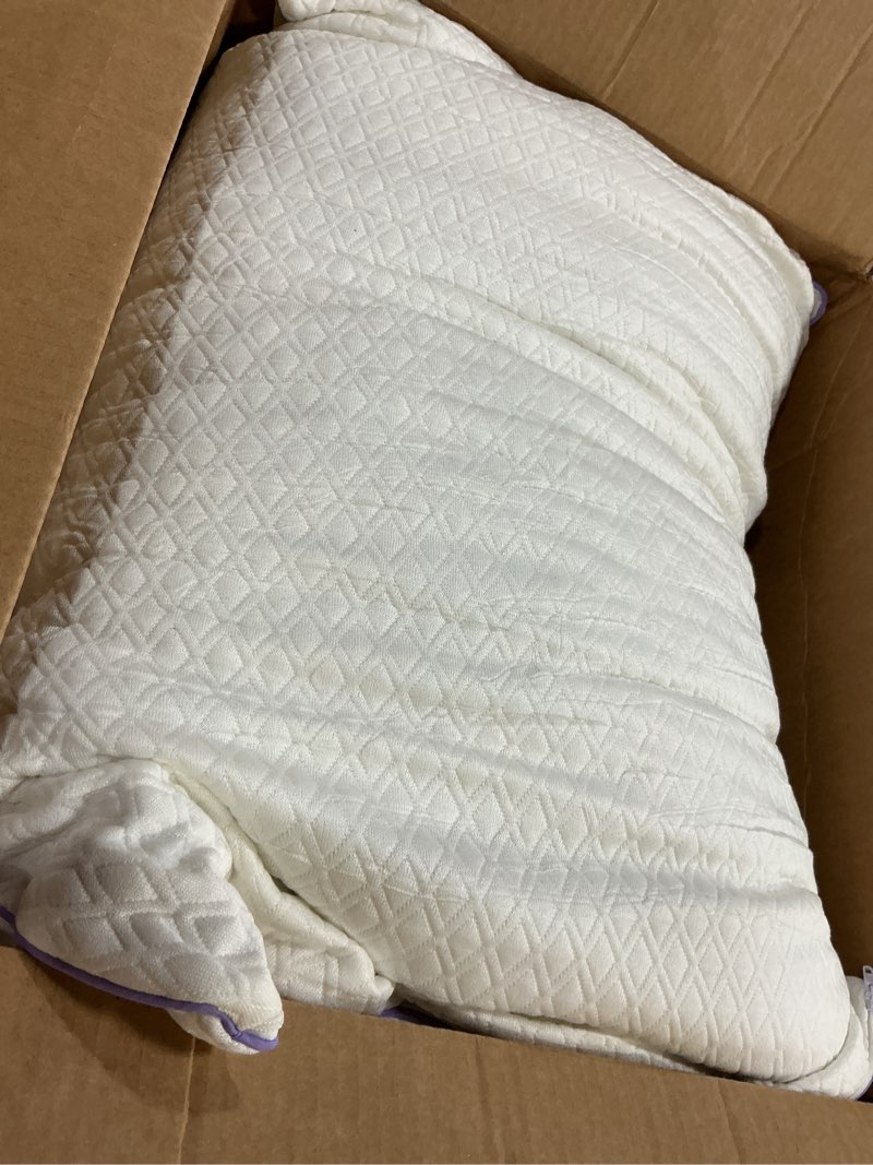 Condition photo showing As Is for Favorland Cooling Bed Pillows Queen Size Set of 2 - Shredded Memory Foam Pillows for Sleeping 2 Pack