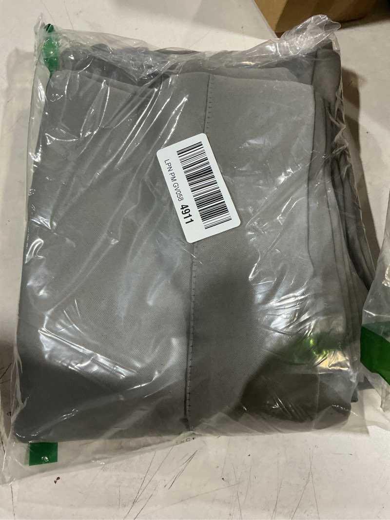 Condition photo showing Good Condition for simplebrand ava light grey blackout curtains for bedroom, 78 inch length, 2 panels set, privacy thermal insulated rod pocket window curtains for patio, french door, w40 x l78 inch light grey 40"w x 78"l (pack of 2)