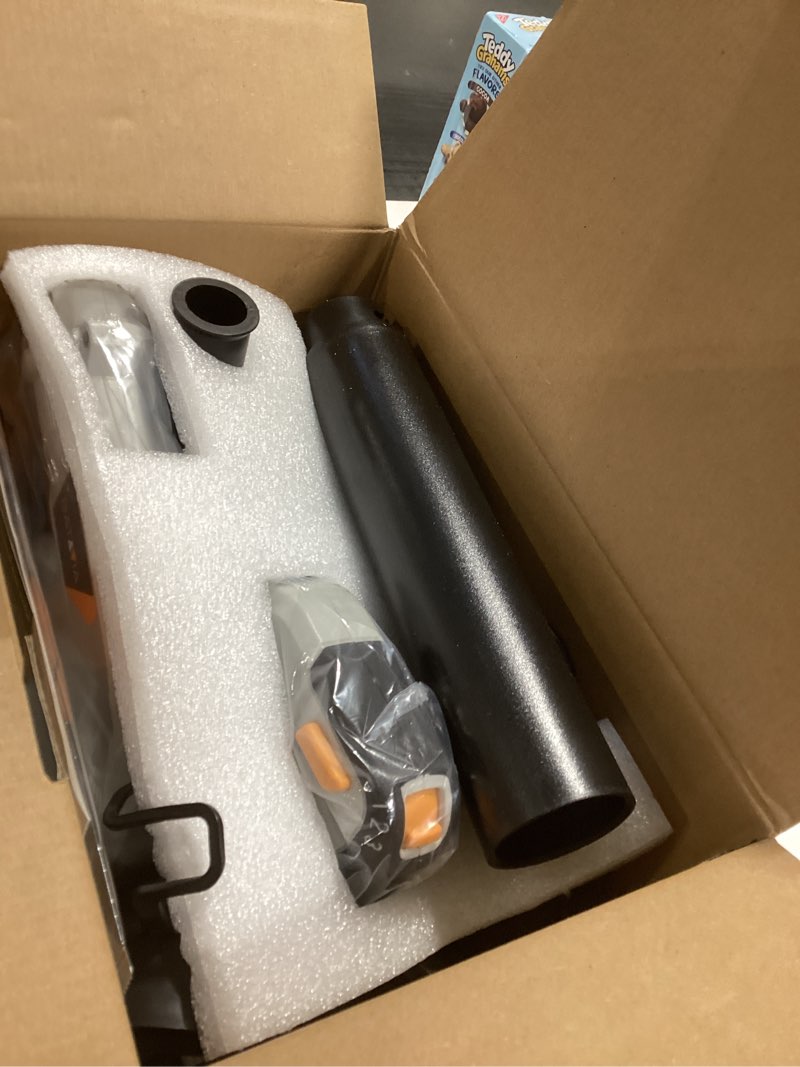 Condition photo showing New/Like New for Leaf Blower Cordless with Battery and Charger - 20V Electric Cordless Blower with 3 Speed|100CFM|170MPH, 2.0Ah Lightweight Battery Powered Small Leaf Blower for Lawn Care, Patio, Dust, Blowing Leaves