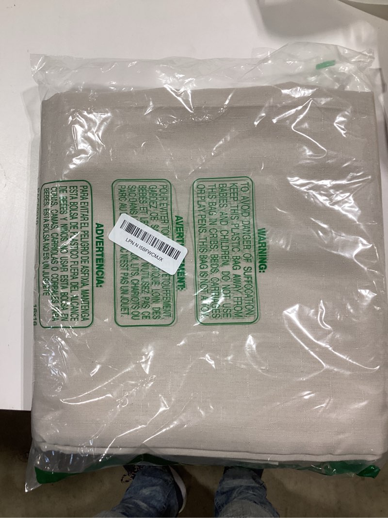 Condition photo showing Good Condition for 2 Pack Rectangle Tablecloth, 60x104 inch, Water Resistant Wrinkle Free Linen Textured Table Cloth Washable, Decorative Fabric Table Cover for Dining, Party and Camping, Beige 60" x 104" | 2 Pack Beige