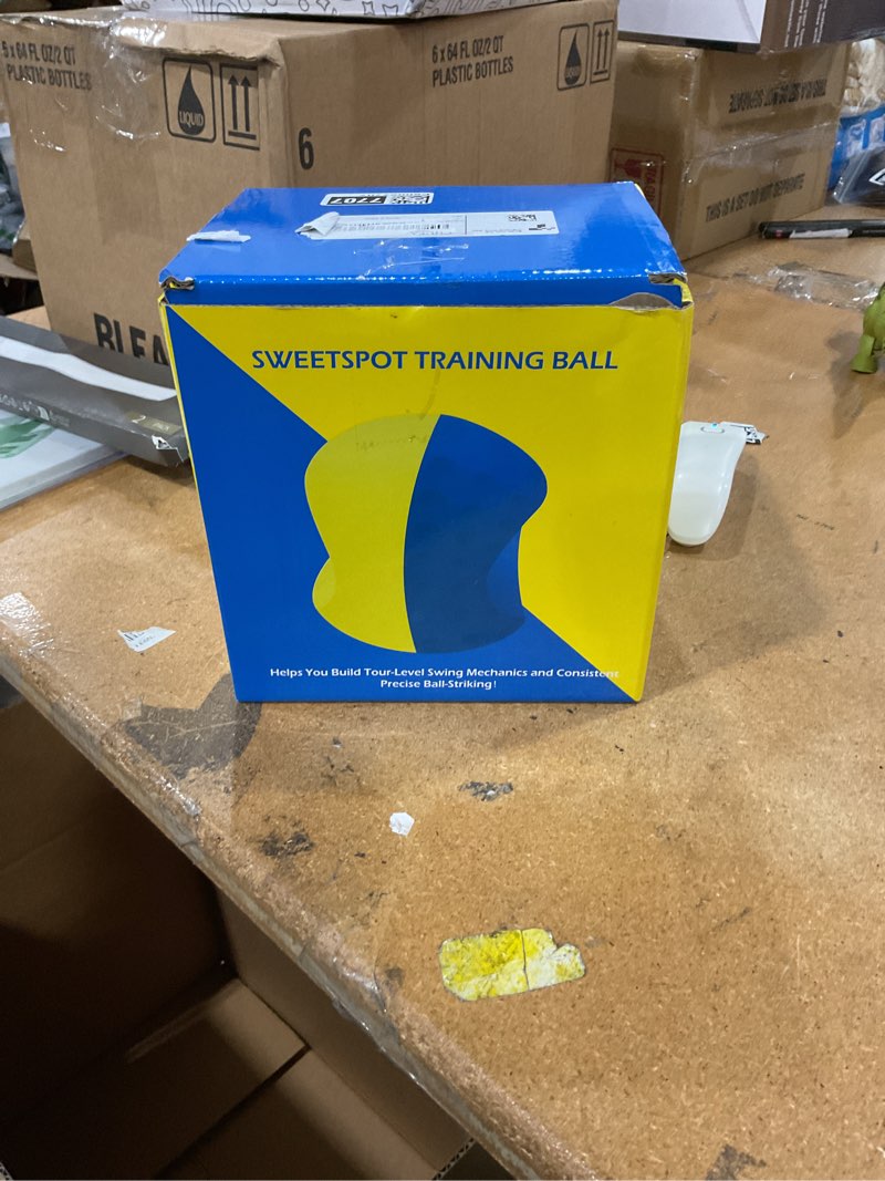 Condition photo showing New/Like New for golf training aid, golf swing trainer - golf training aid ball with arm band for impact precision & consistent swings | fix slicing, scooping & chicken-wing - soft memory foam large
