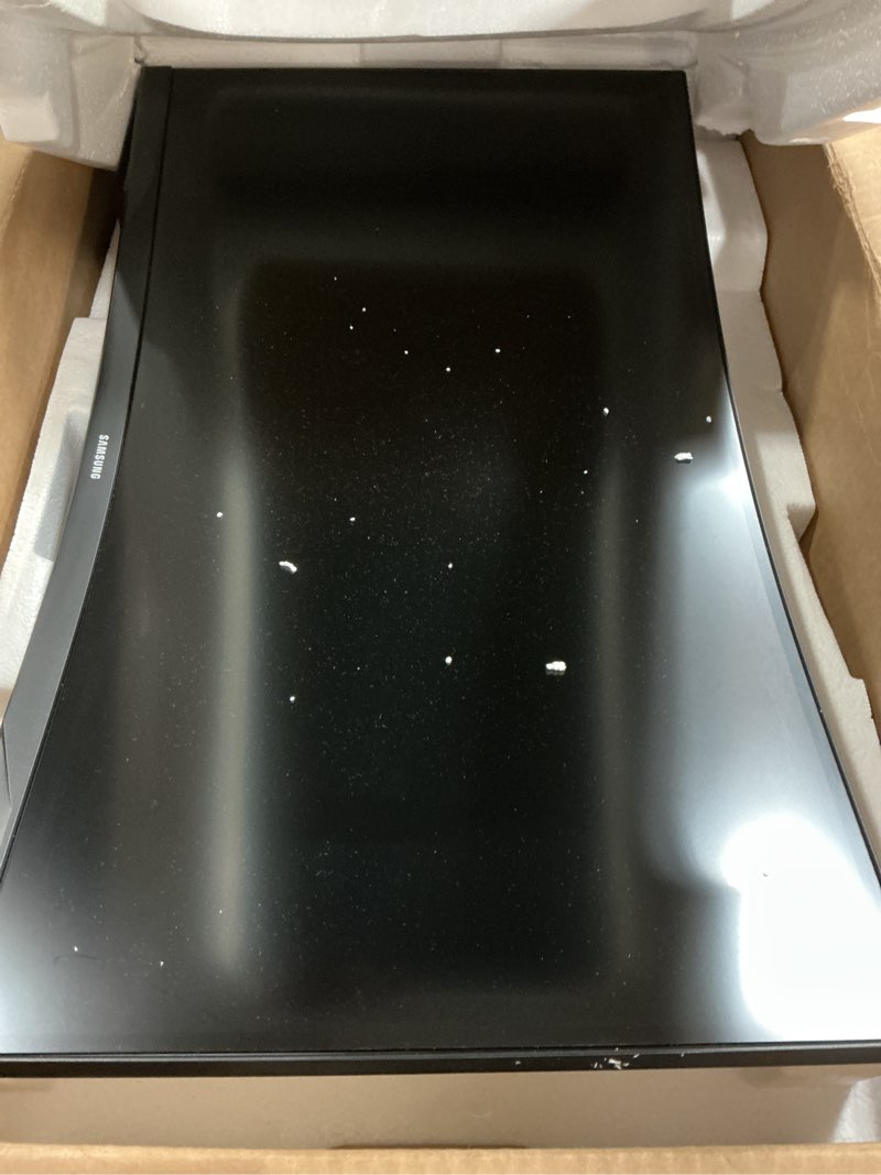 Condition photo showing As Is for Samsung 27" Odyssey QHD G65B Curved Gaming Monitor, 240Hz, 1ms (GTG), HDR 600, Gaming Hub, 1000R, AMD FreeSync Premium Pro, LS27BG652ENXGO