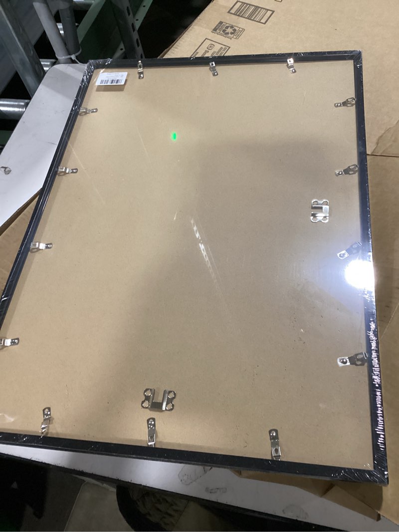 Condition photo showing Good Condition for HUKONHEP 17x24 Black Picture Frames, Photos Frame with Plexiglass, Wall Gallery Photo Frames, Horizontal and Vertical for Wall Mounting, Home Office Decoration 17"x24"