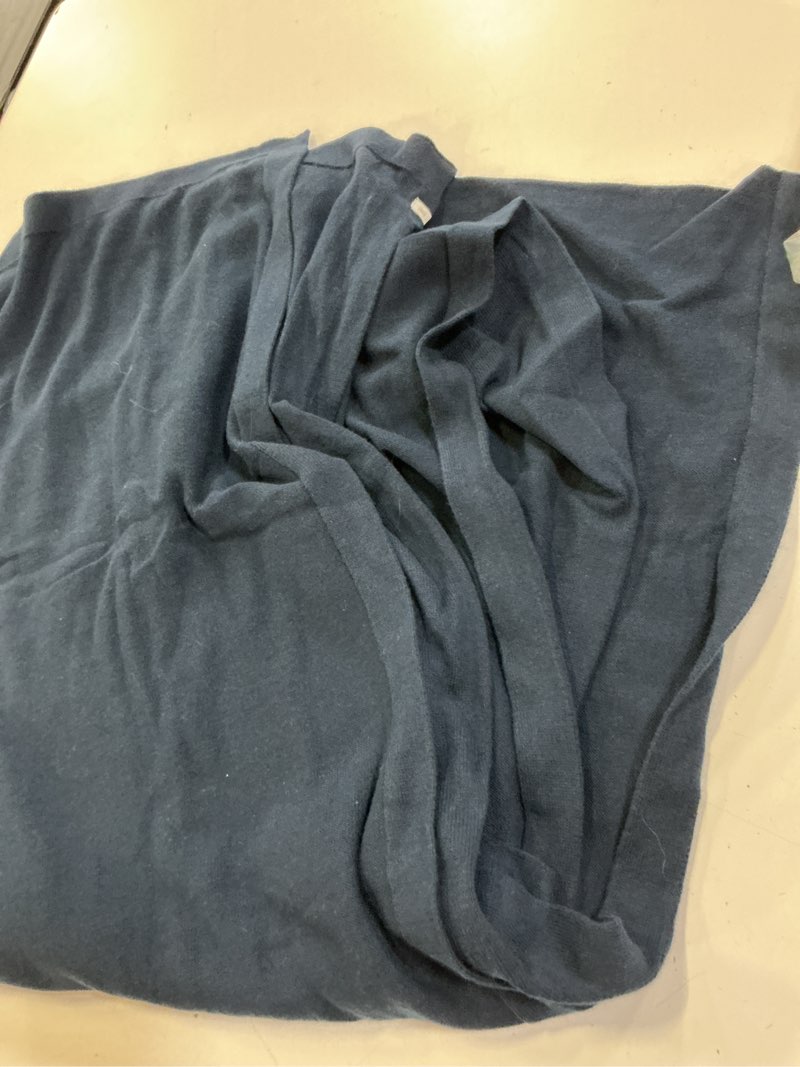 Condition photo showing Good Condition for zestt dreamsoft travel scarf, wrap and shawl for women, organic cotton organic cotton oxford blue