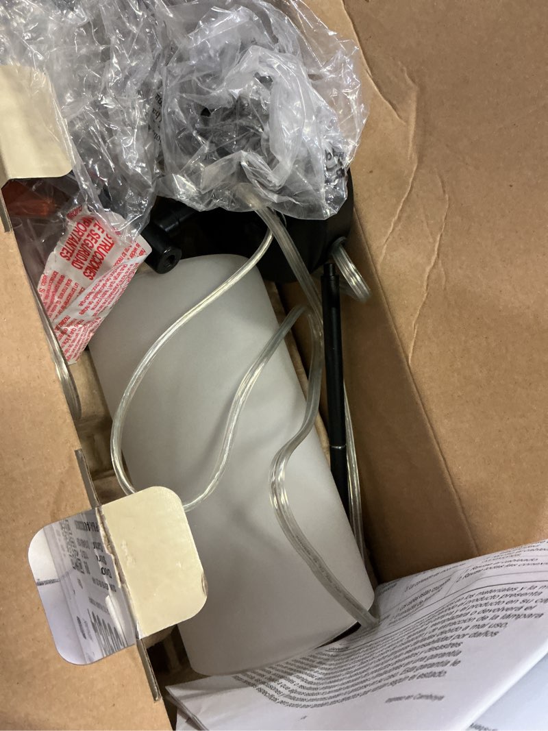 Condition photo showing As Is for 100+ bought last week allen + roth odessa 4.75-in w 1 -light matte black transitional wall sconce