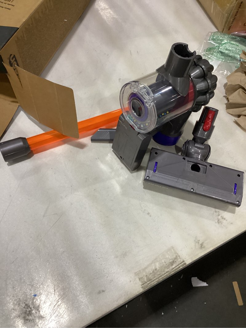 Condition photo showing As Is for Casdon Dyson Cordless Vacuum Interactive & Officially Licensed Toy Dyson Vacuum For Children Aged 3+ Realistic Role-Play Fun, Purple and Orange
