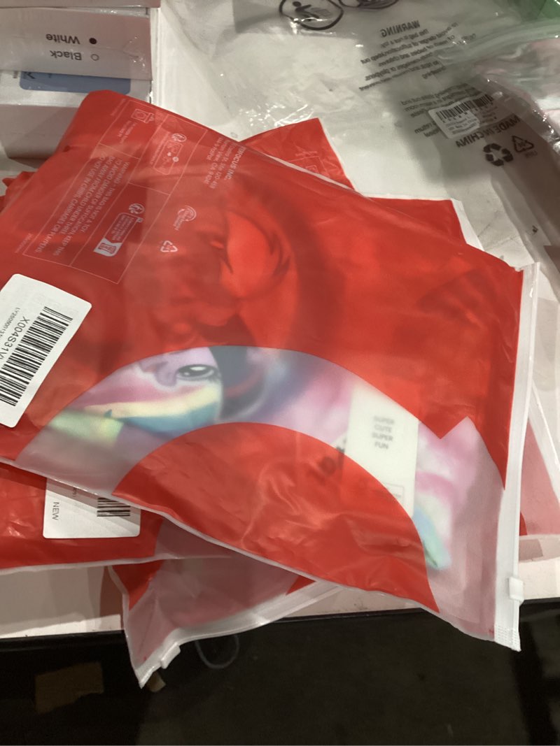 Condition photo showing Good Condition for My Little Pony Girls Rainbow Tie-Dye Hoodie Sweatshirt Unicorn Graphic Pullover Tops Casual Clothes for Baby-Toddler Kids 4-5T Rainbow Dash-multi-color