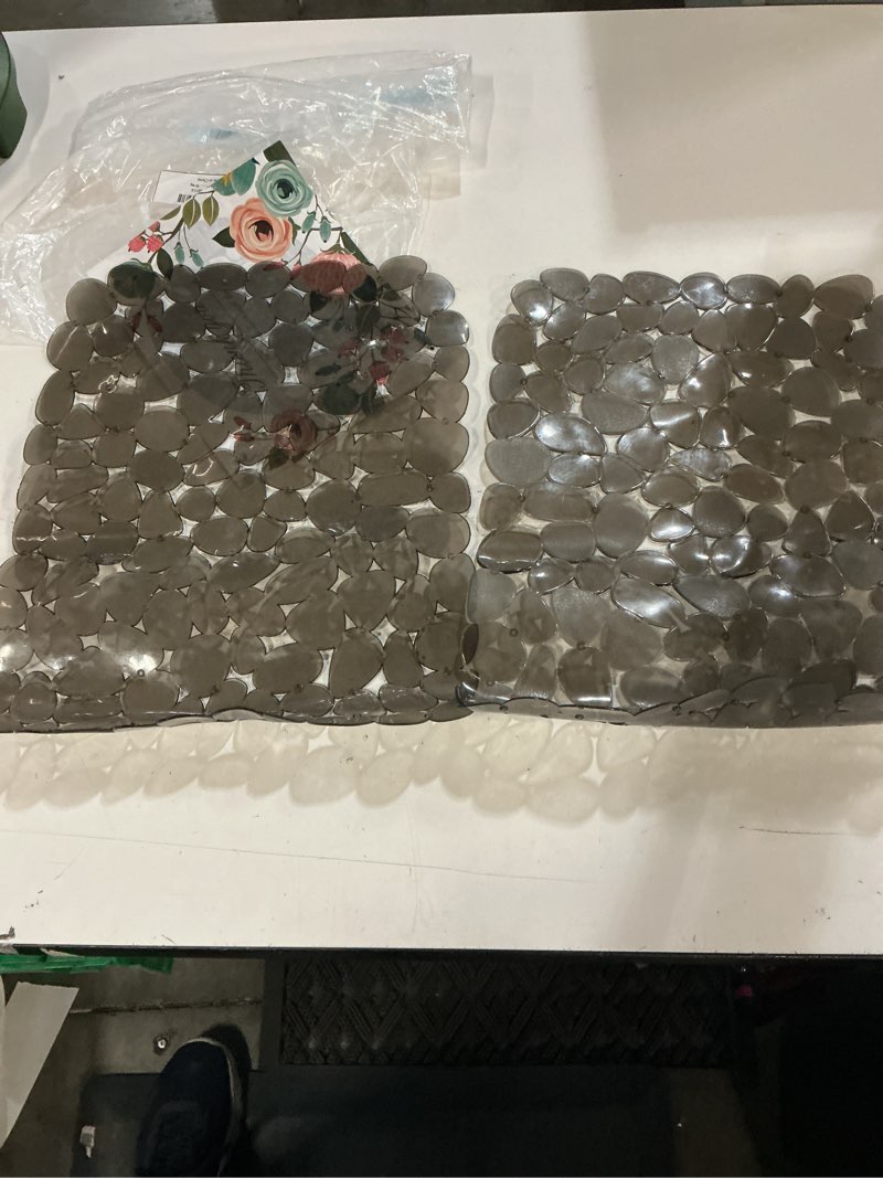 Condition photo showing Good Condition for coopay 2 pack kitchen sink mat small size plastic pebble kitchen mat pvc eco-friendly adjustable stainless steel/porcelain dish drying pad protector for bottom of sink, 12.2 x 10 inches (gray)