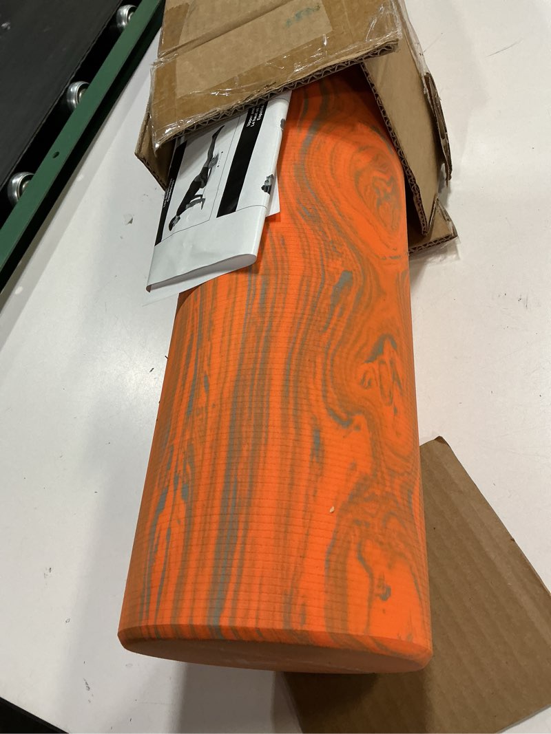 Condition photo showing Good Condition for TriggerPoint Foundation Roller - Premium EVA Foam Muscle Recovery and Flexibility Roller, Soft Compression for Injury Prevention, Travel-Friendly, Ideal for Athletes 18" Orange/Grey