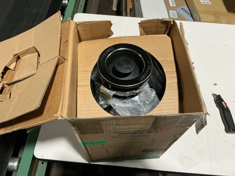 Condition photo showing Good Condition for ge disposall continuous feed 3/4 horsepower motor garbage disposer, good for grinding: vegetable peels & small bones, easy install kit, non-corded, recommended for 2-4 person homes, gfc720n 3/4 hp non-corded
