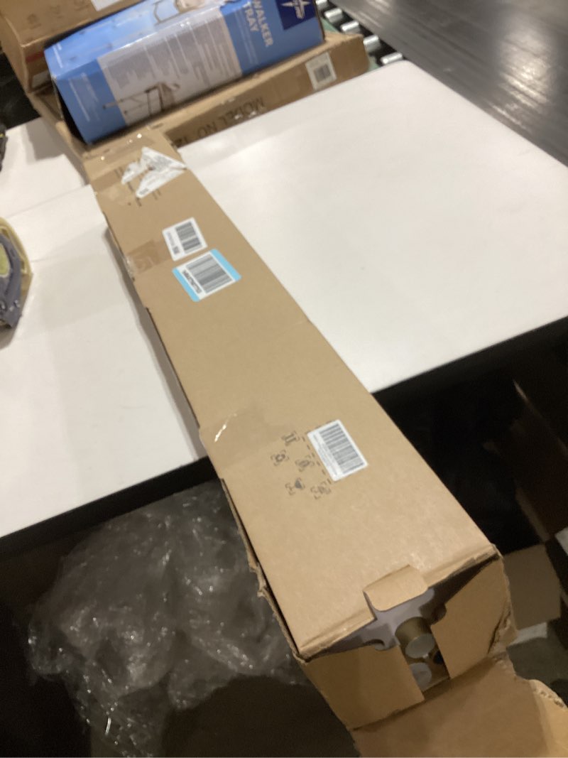 Condition photo showing New/Like New for KAMANINA 1 Inch Double Curtain Rods 66 to 120 Inches (5.5-10 Feet), Heavy Duty Adjustable Double Curtain Rod for Windows, Gold Drapery Rods with End Caps Gold 66-120"