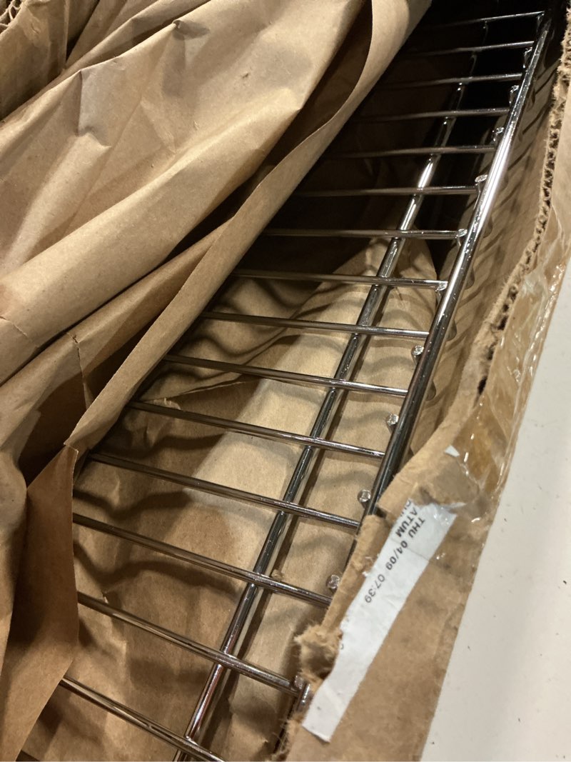 Condition photo showing As Is for g467-0001-w1 warming rack grill parts for charbroil advantage 4 burner 463344015 466344015, grill warming rack swing away grid for charbroil advantage 4 burner grill replacement parts