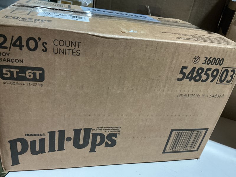 Condition photo showing New/Like New for Pull-Ups Learning Designs Disposable Training Pants - 5T-6T - Boy - 80ct