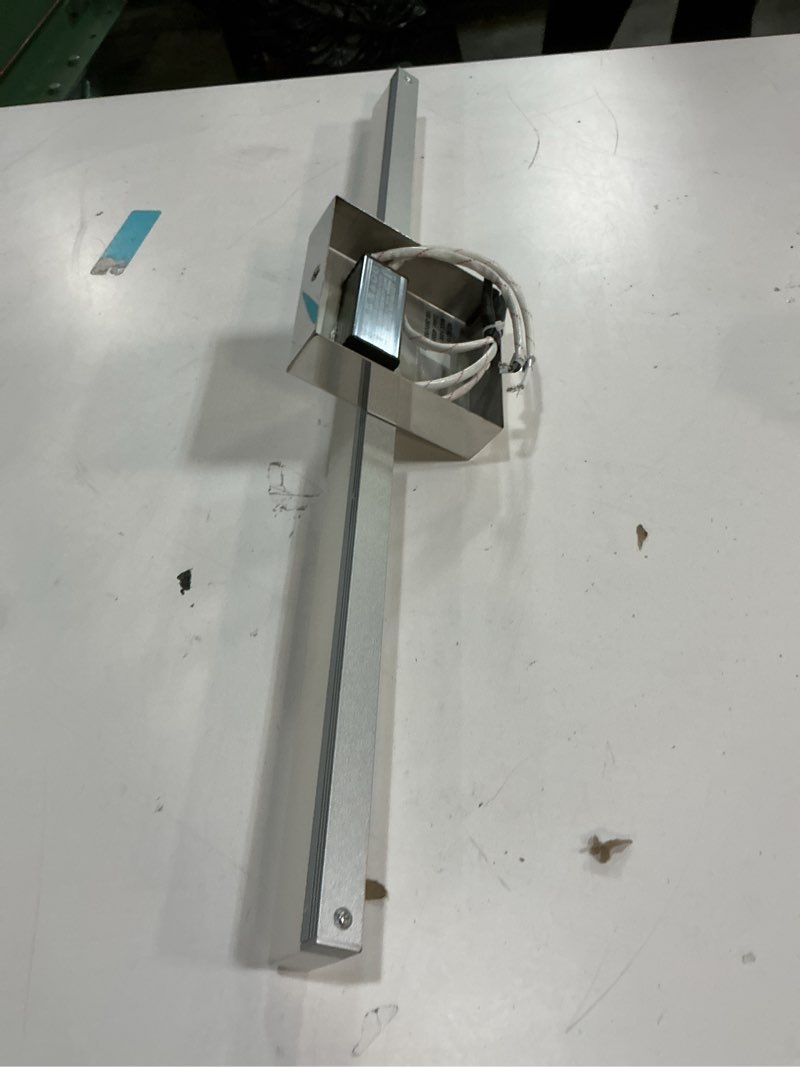 Condition photo showing As Is for Combuh LED Bathroom Vanity Light Bar 24Inch 14W IP44 Chrome Shining Over Mirror Lighting Fixture Indoor Wall Sconces Modern Bright White 4000K 4000K 24inch