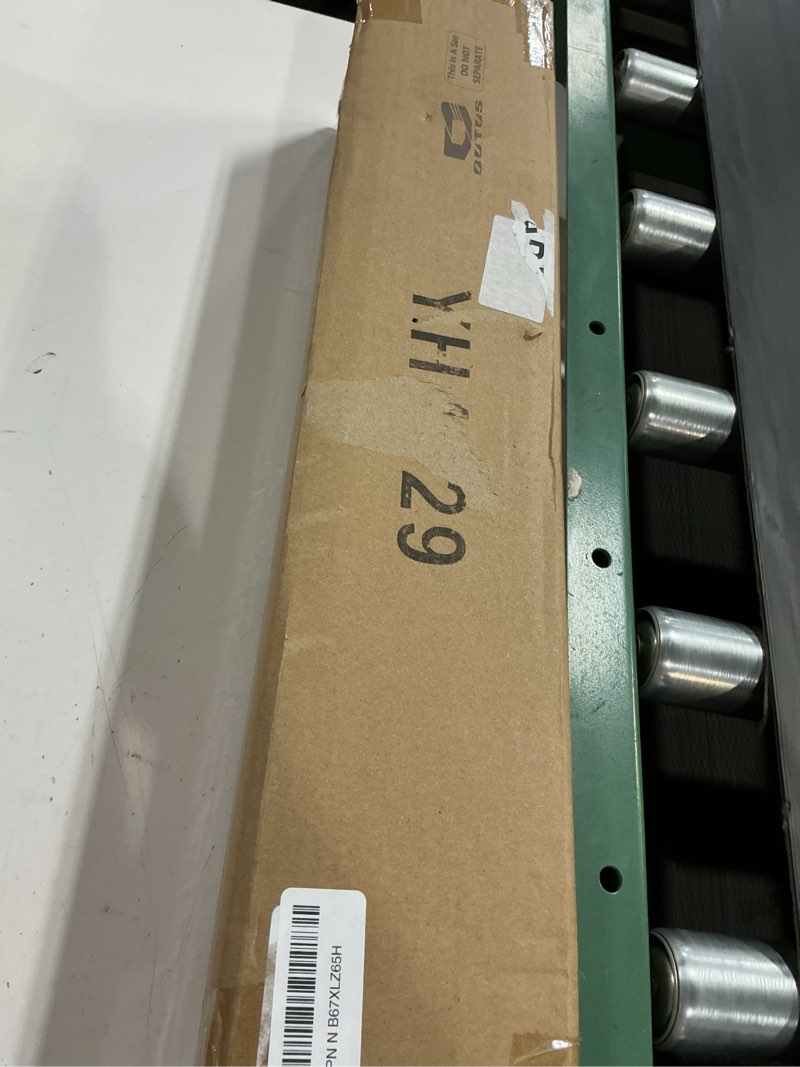 Condition photo showing Good Condition for outus 1 pcs literature stand magazine display rack with 4 pocket, portable roll up mesh foldable trade show display with carrying bag, lightweight magazine rack floor standing for exhibition office