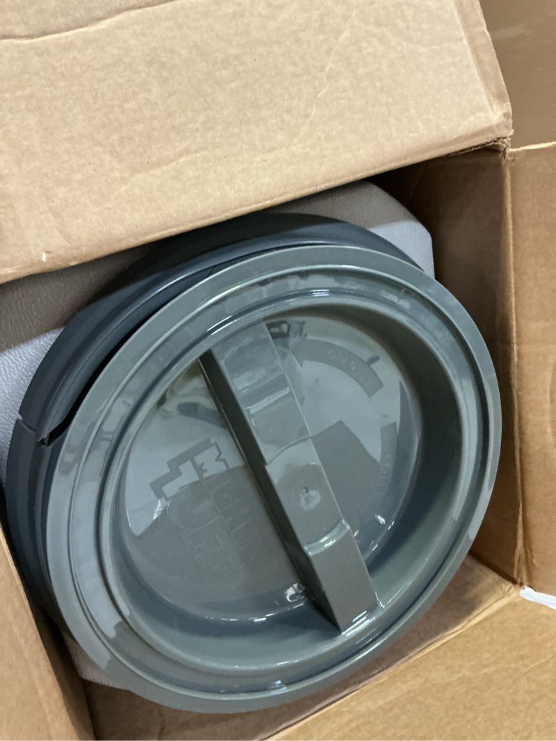 Condition photo showing Good Condition for mighty tuff airtight dog food storage container – 13 gal, up to 54 lb capacity – cat and dog food container with twist lid & handles – bpa-free, made in usa 13 gal/ 54 lbs