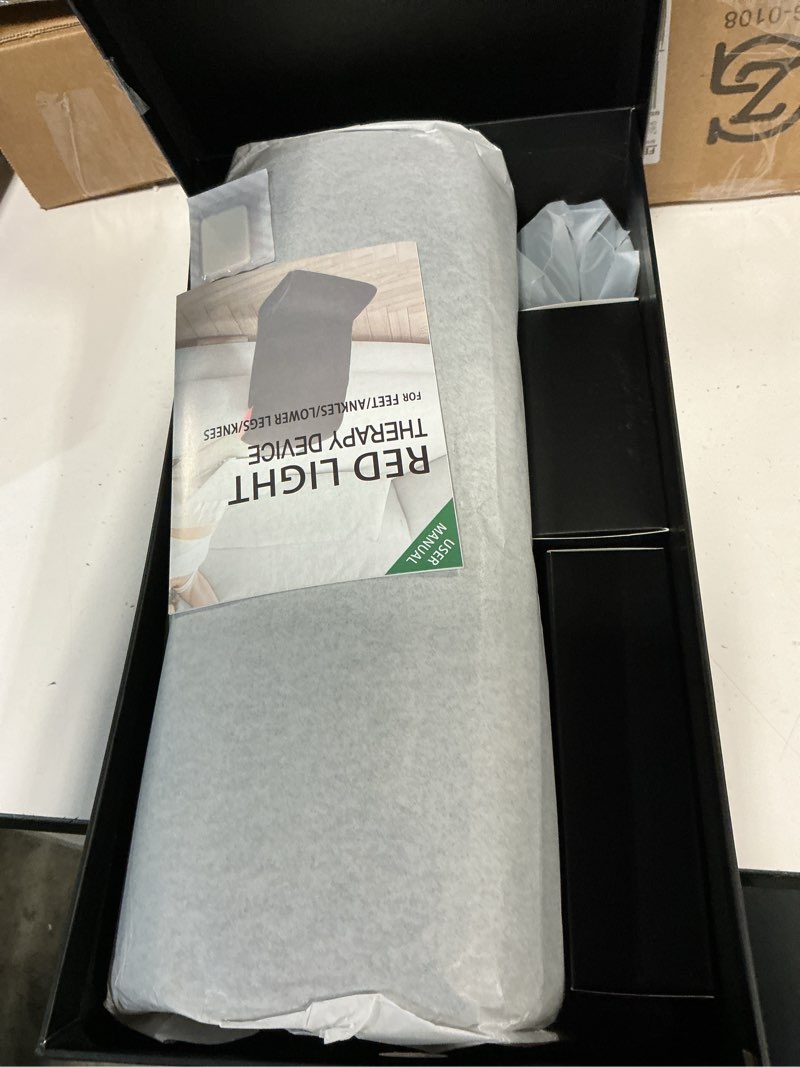 Condition photo showing Good Condition for red-light-therapy-feet-legs,2026 upgraded4 therapy modes,5-level intensity,10–90 min timer,relieves foot,legs and ankle pain(13.8 * 11 * 18.1in) (13*15*18.5in)