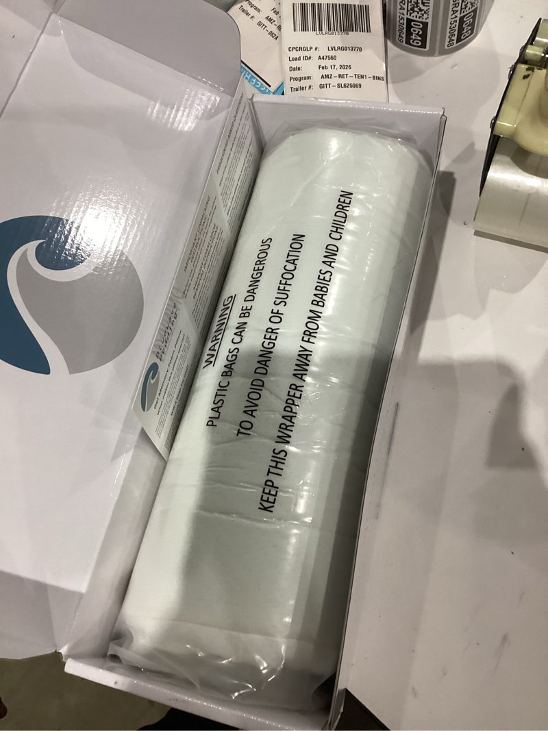 Condition photo showing New/Like New for Bluewave Bedding Ultra Slim Gel Memory Foam Pillow for Stomach and Back Sleepers - Thin, Flat Design for Cervical Neck Alignment and Deeper Sleep (2.75-Inches Height, Standard Size) 2.75"H Ultra Slim (Standard)
