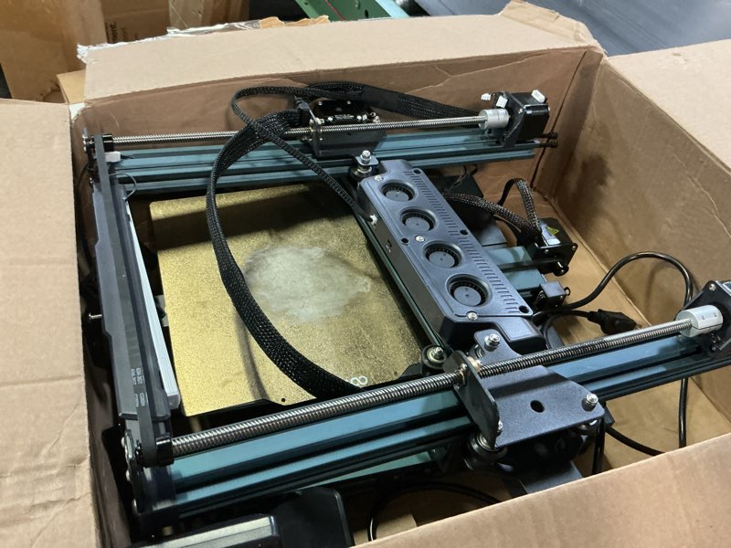 Condition photo showing As Is for elegoo neptune 4 3d printer, 500mm/s high-speed fast with klipper firmware, auto leveling and dual-gear direct extruder, easy assembly, 8.85x8.85x10.43 inch printing size