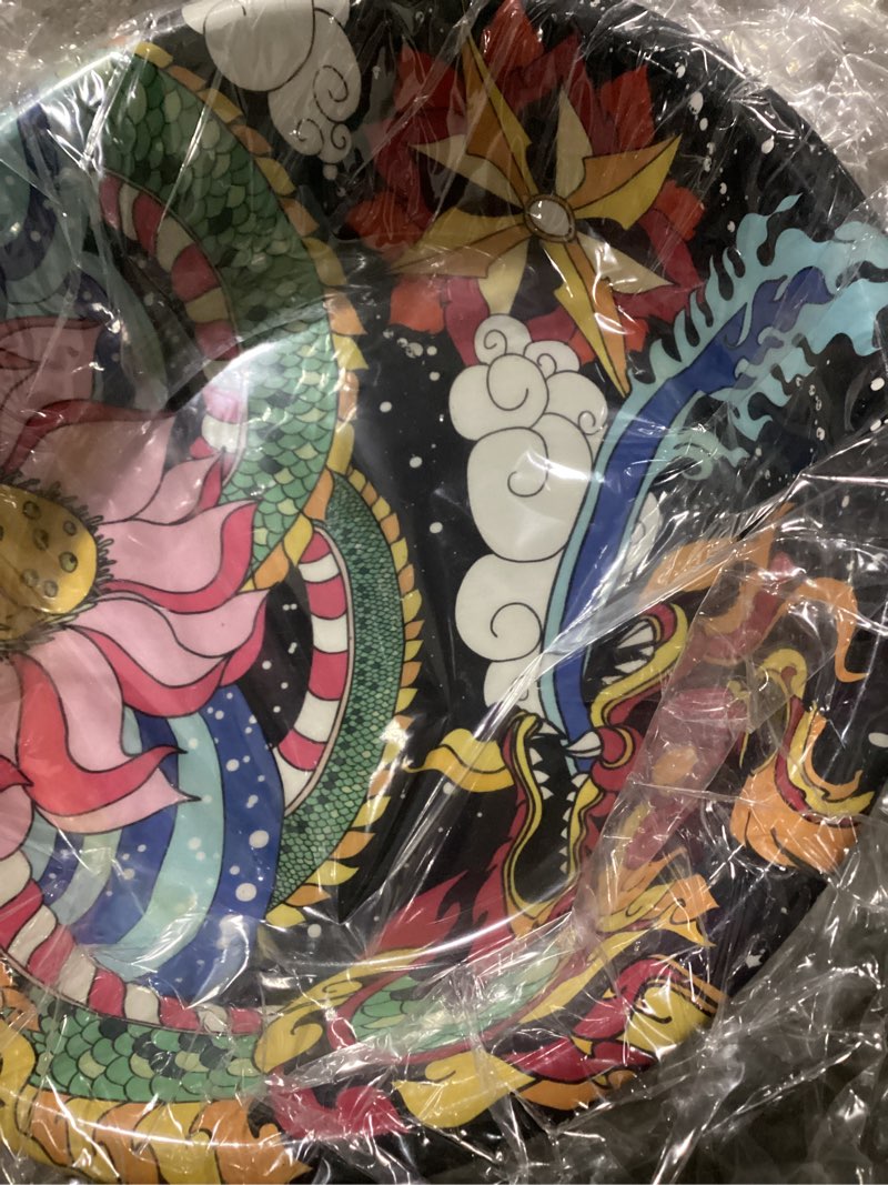 Condition photo showing Good Condition for 4 Multipet Komodo Reptile Bowl with Dragon Design, Large