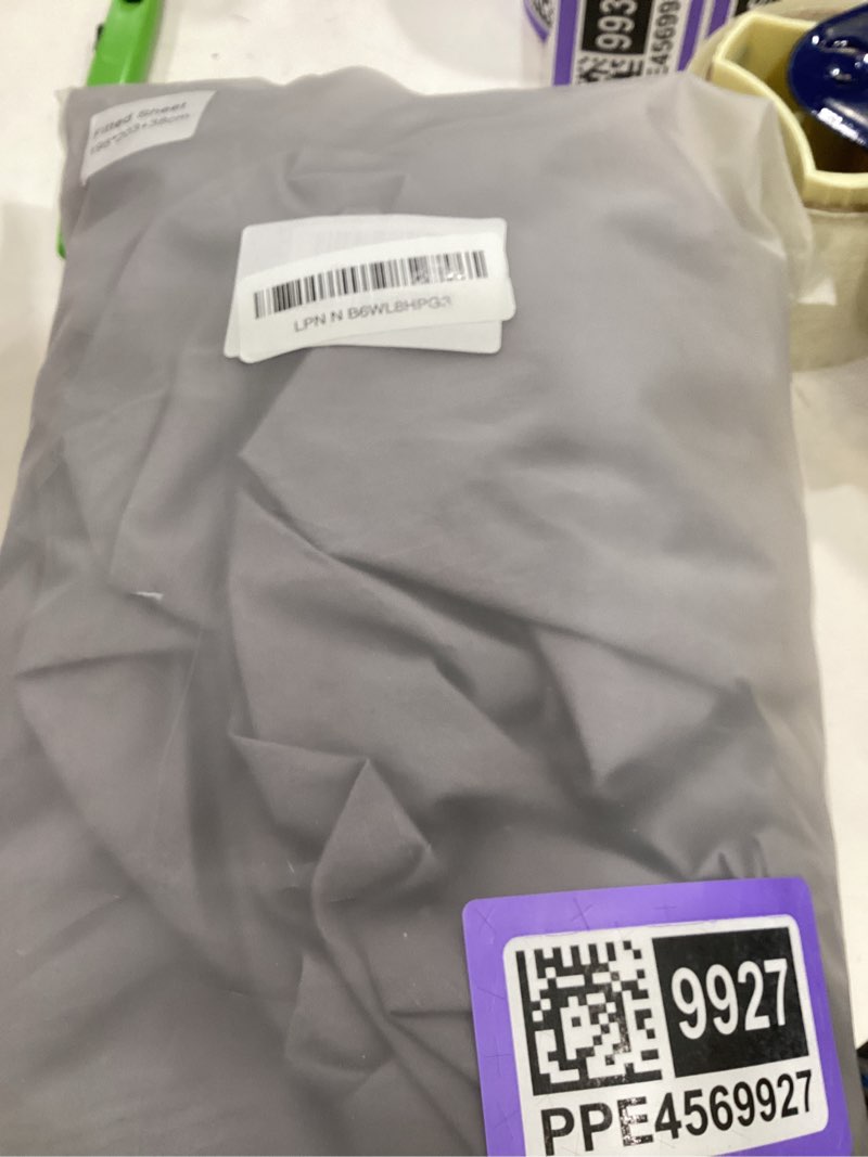 Condition photo showing New/Like New for Grounding Sheets King Size, 20% Pure Silver Fiber + 80% Organic Cotton, Grounded Sheet Earth Connected Bedding Fitted Earth Sheets with Grounding Cord Gray King