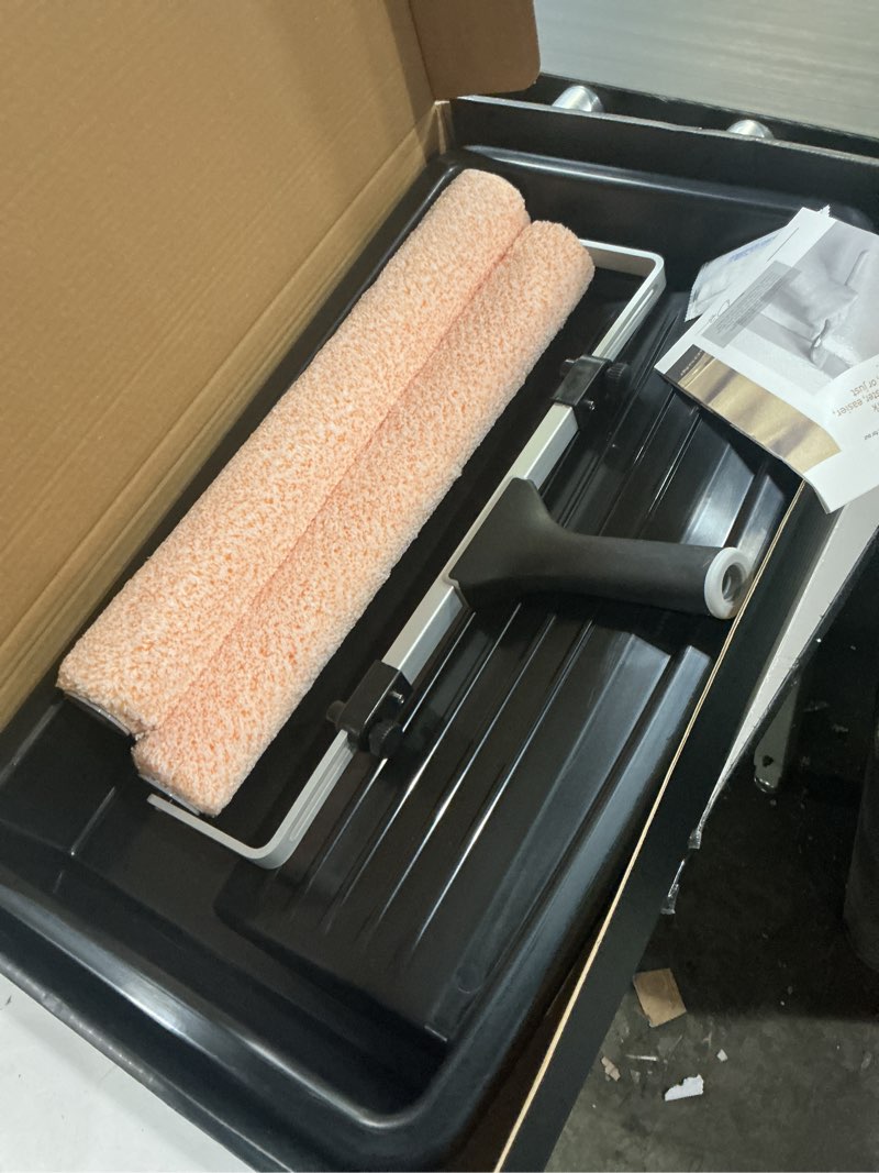 Condition photo showing Good Condition for ROLLINGDOG 5PC 18 Inch Paint Roller Kit -18 Paint Tray, Wide Paint Roller 18 Inch Kit, Microfiber Roller Sleeves(Pack of 3) 18 Inch Paint Roller Kit With Tray