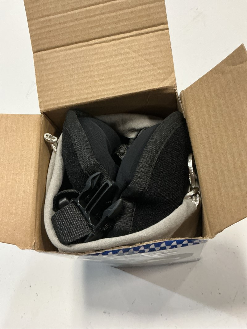 Condition photo showing Good Condition for sarisun upgraded travel pillow, u-shaped airplane head strap for all heights, 360° support, 3d sleep mask, 100% light blocking, long flights essentials headrest, stop bobblehead, black black airplane seats with headrest