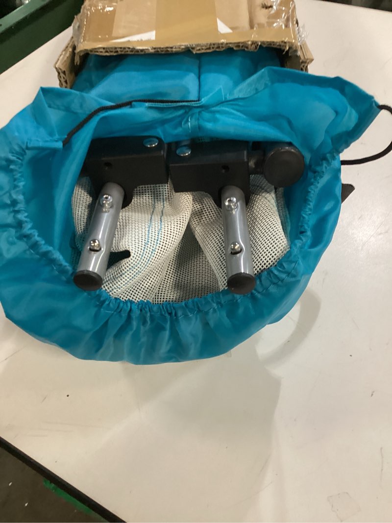 Condition photo showing Good Condition for HAUSHOF High Back Beach Chair, Mesh Back Folding Chair, Lightweight Low Seat Camping Chairs with Cup Holder, Carry Bag, Padded Armrest for Outdoor Beach Lawn Camping Picnic Festival Highback_blue_dots 265 Pound (Pack of 1)