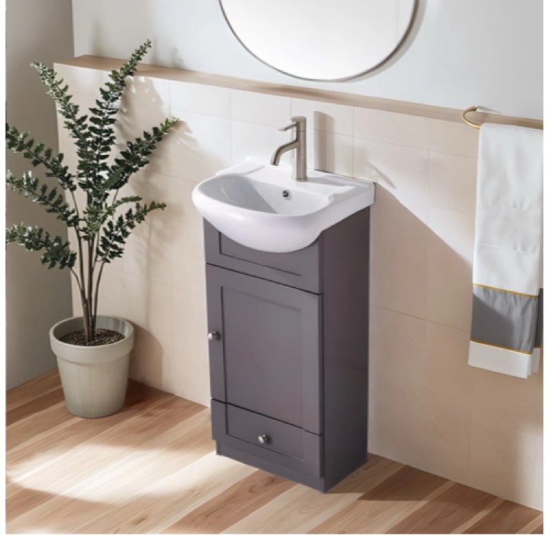 18'' Modern Small Single Bathroom V