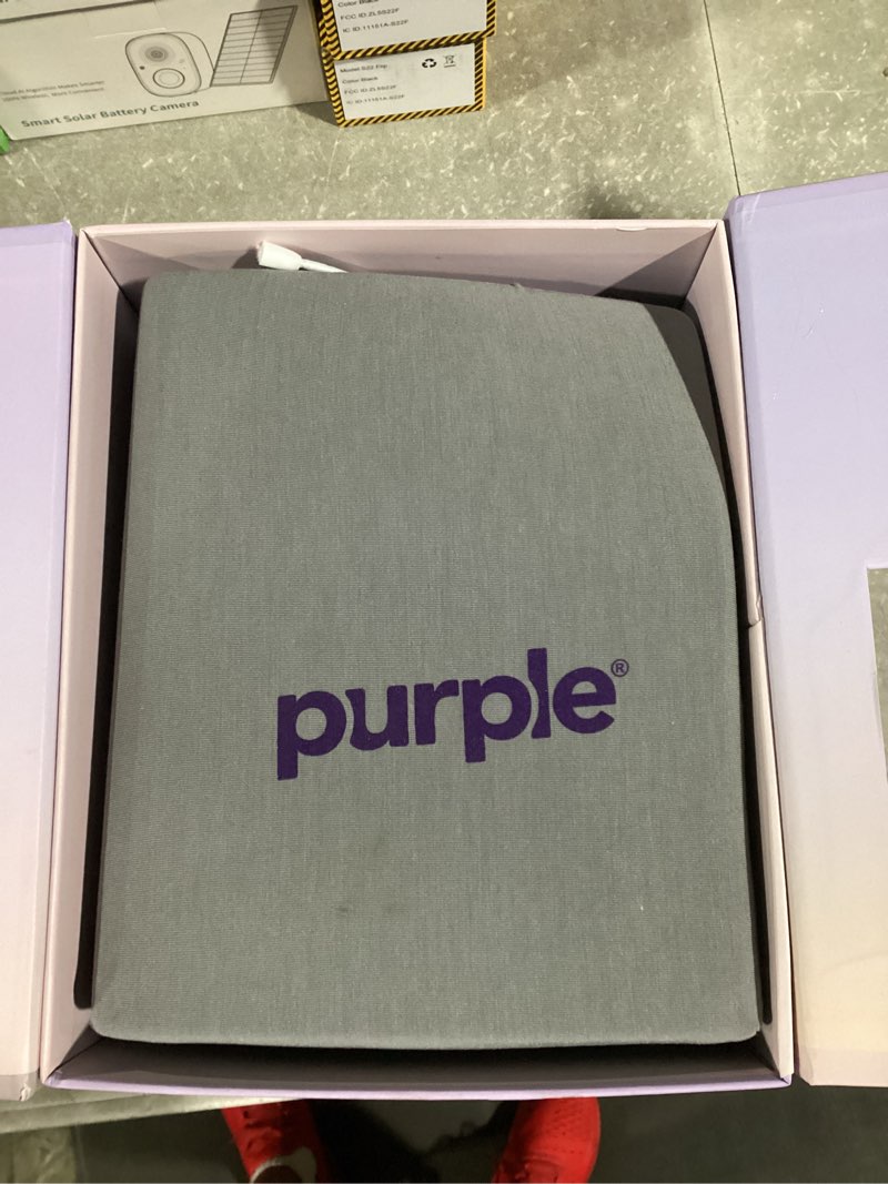 Condition photo showing Good Condition for purple softstretch sheets, queen size, rayon blend, moisture-wicking, stormy grey, fits other mattresses, stretch for adaptive support stormy grey standard - queen
