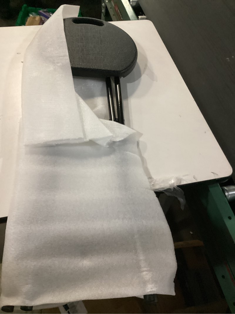 Condition photo showing New/Like New for Suzile 1 Pc Tall Folding Chair Portable Plastic Stool Chair Heavy Duty Foldable Bar Stools with Handle for Adults Kitchen Counter Room Home Camping Indoor Outdoor, 300lbs Capacity (27 Inch) 1 27 Inch - Black