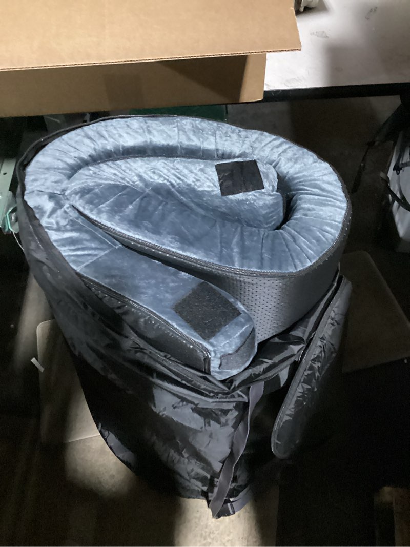 Condition photo showing Good Condition for roll up mattress for the floor. microfiber