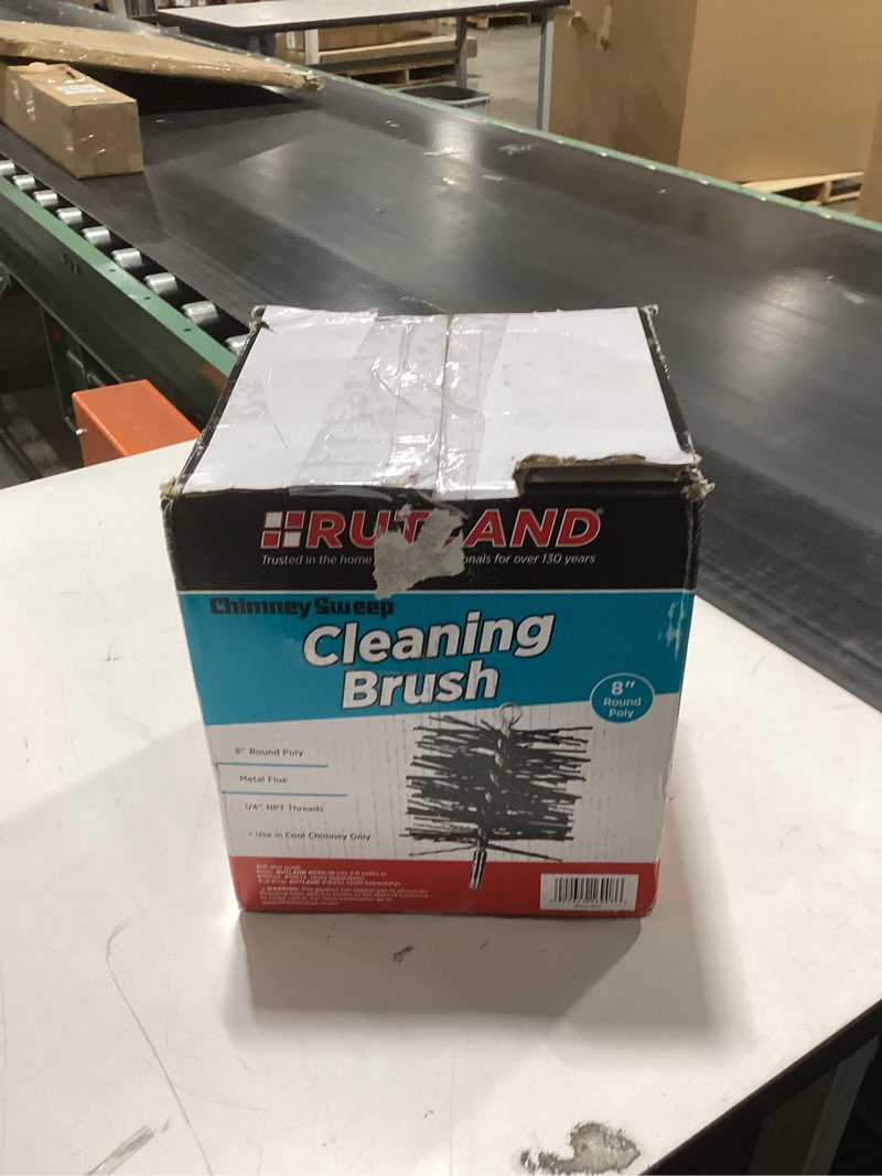 Condition photo showing New/Like New for Rutland Products 16908 8-Inch Poly Chimney Cleaning Brush