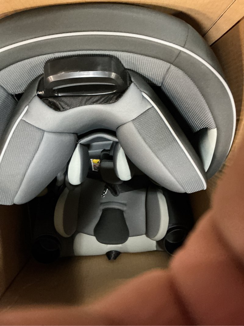 Condition photo showing New/Like New for safety 1st grow and go all-in-one slim convertible car seat, rear facing, 5-40 lbs, forward facing (30–65 lbs), high back booster seat 40-100 pounds, iron frost iron frost original